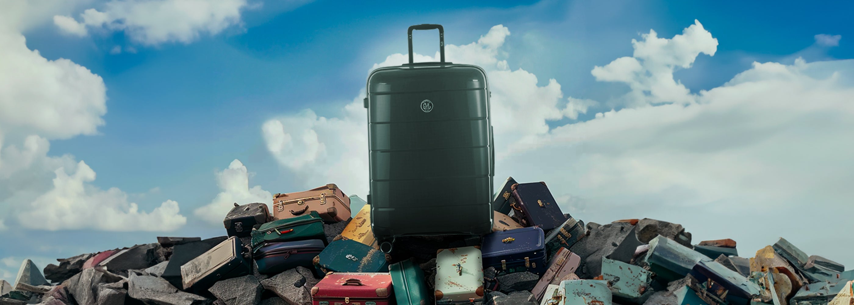 bannière écologie valise cabine programme de recyclage engagement climat - gyl bag paris