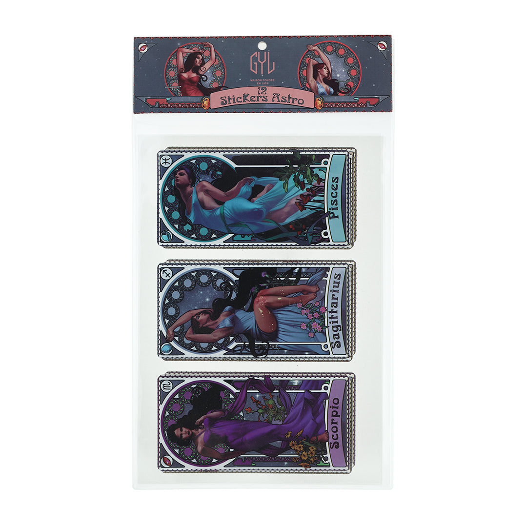 12 Stickers Astrologiques