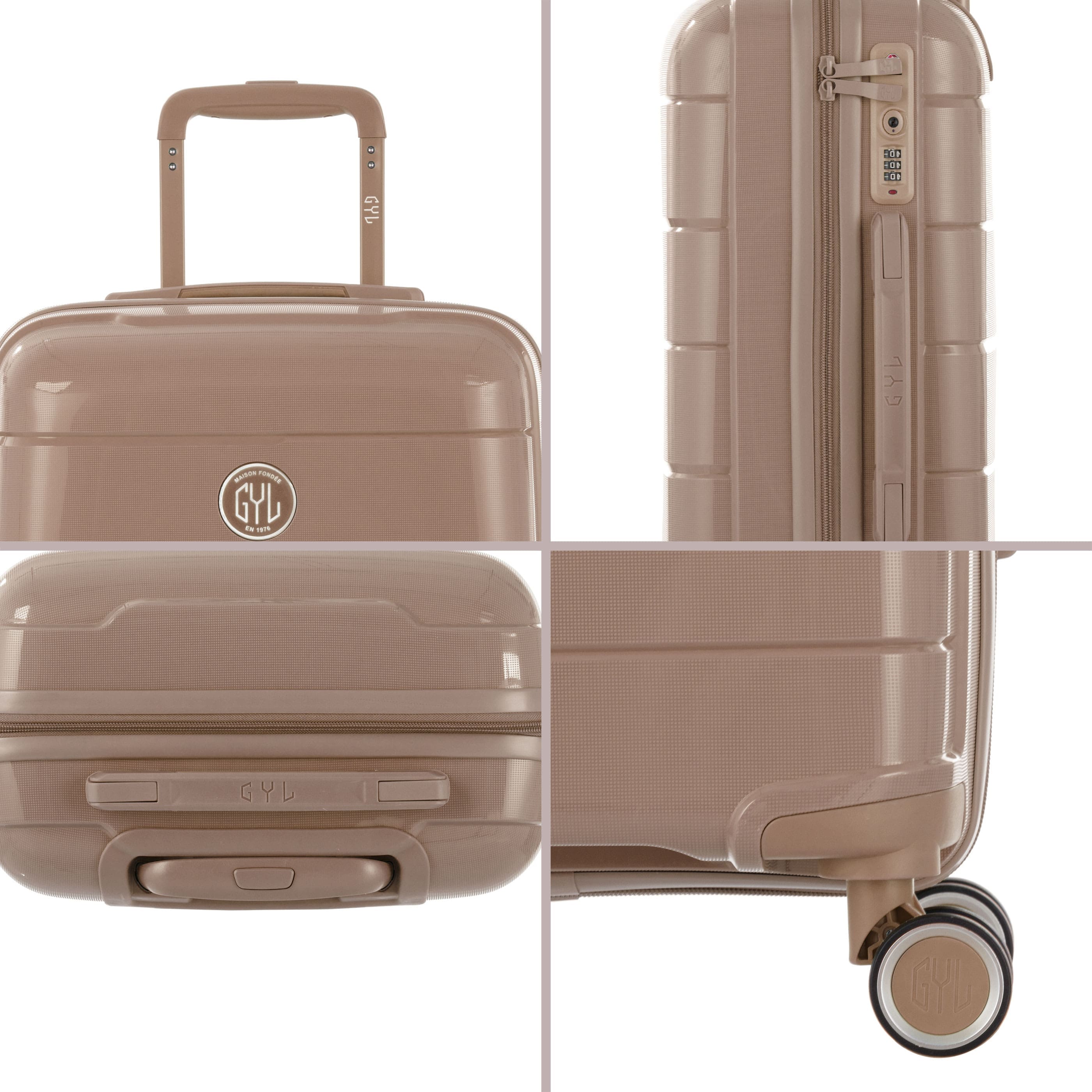 SET DE 3 VALISES CHAMPAGNE CH3
