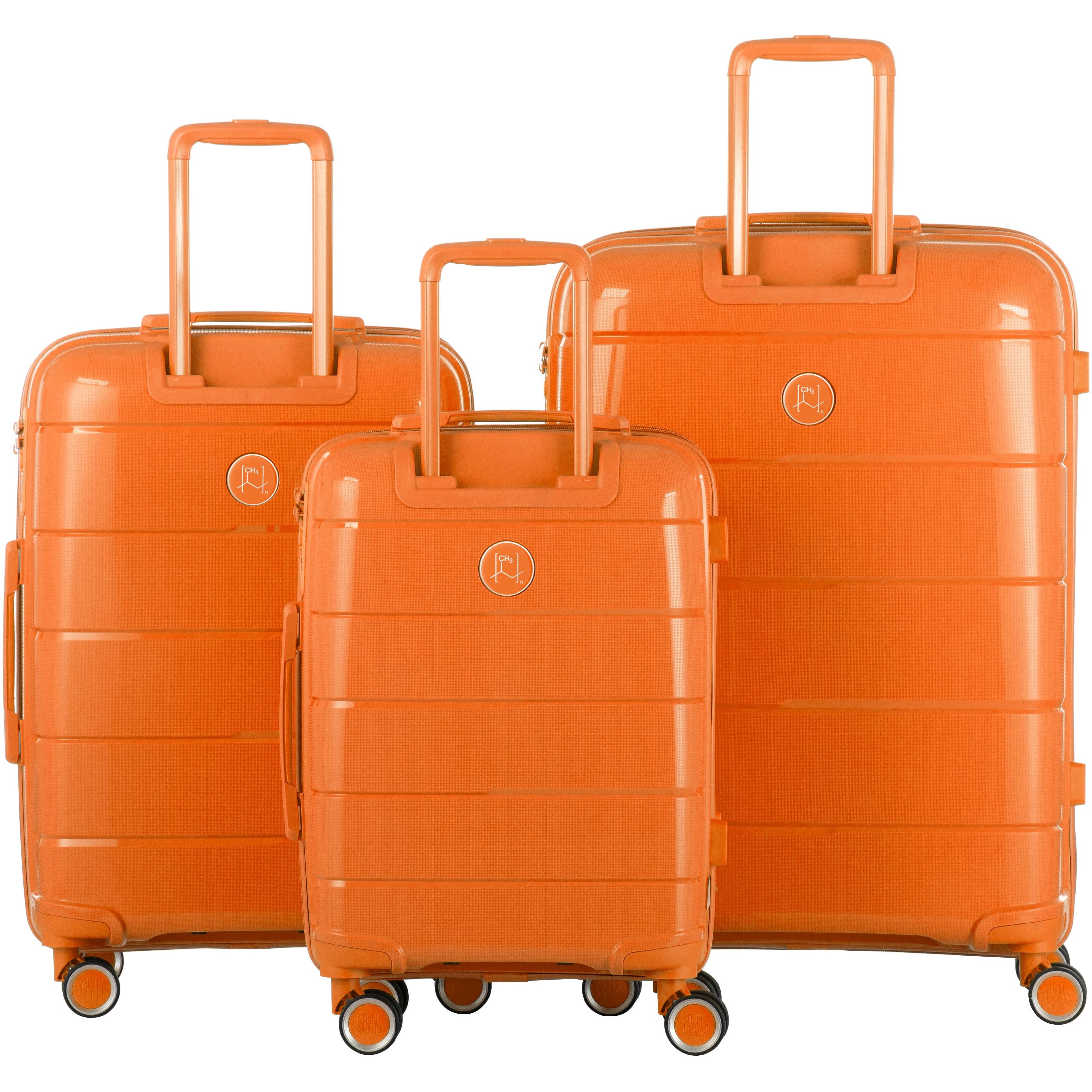 SET DE 3 VALISES ORANGE CH3