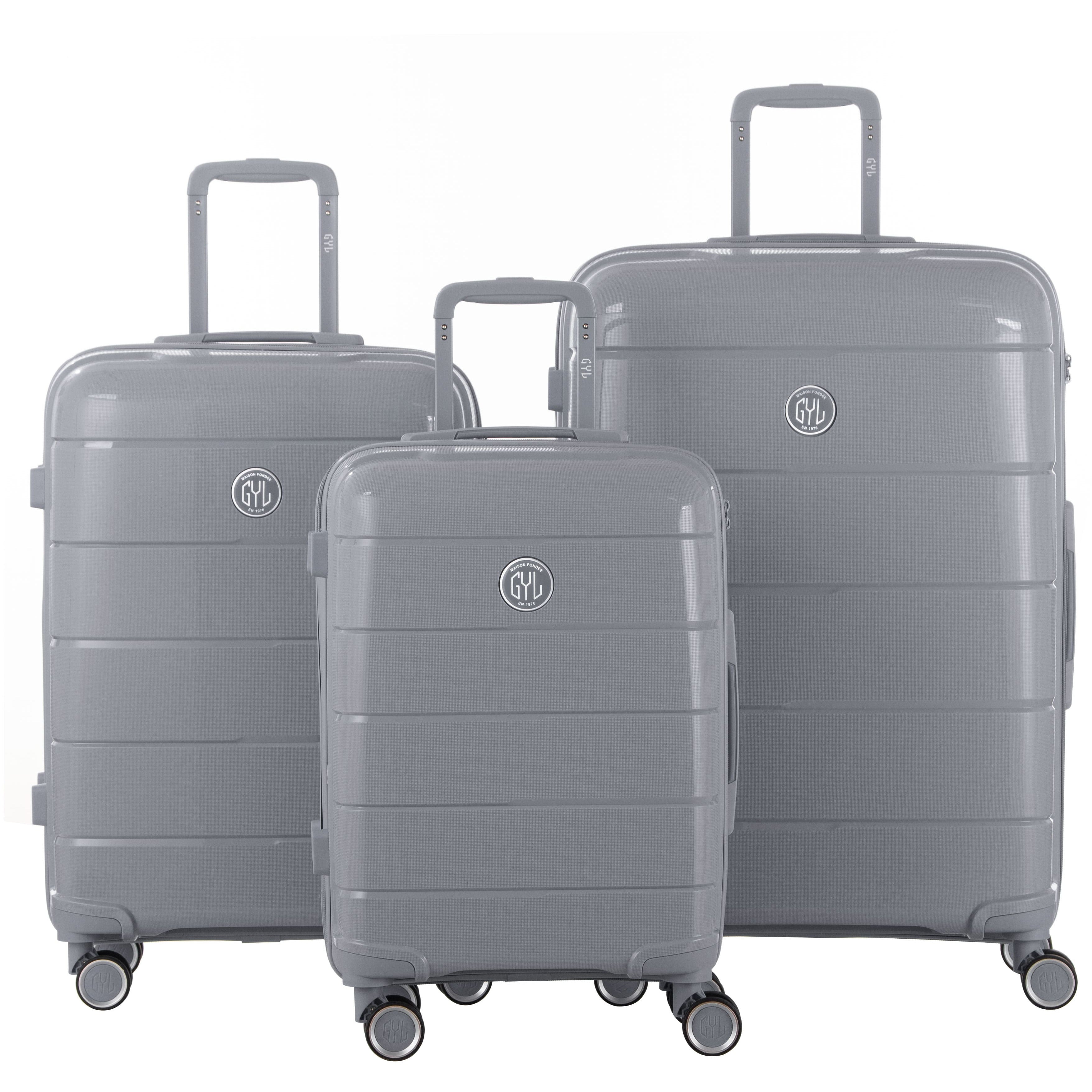 SET DE 3 VALISES SILVER CH3