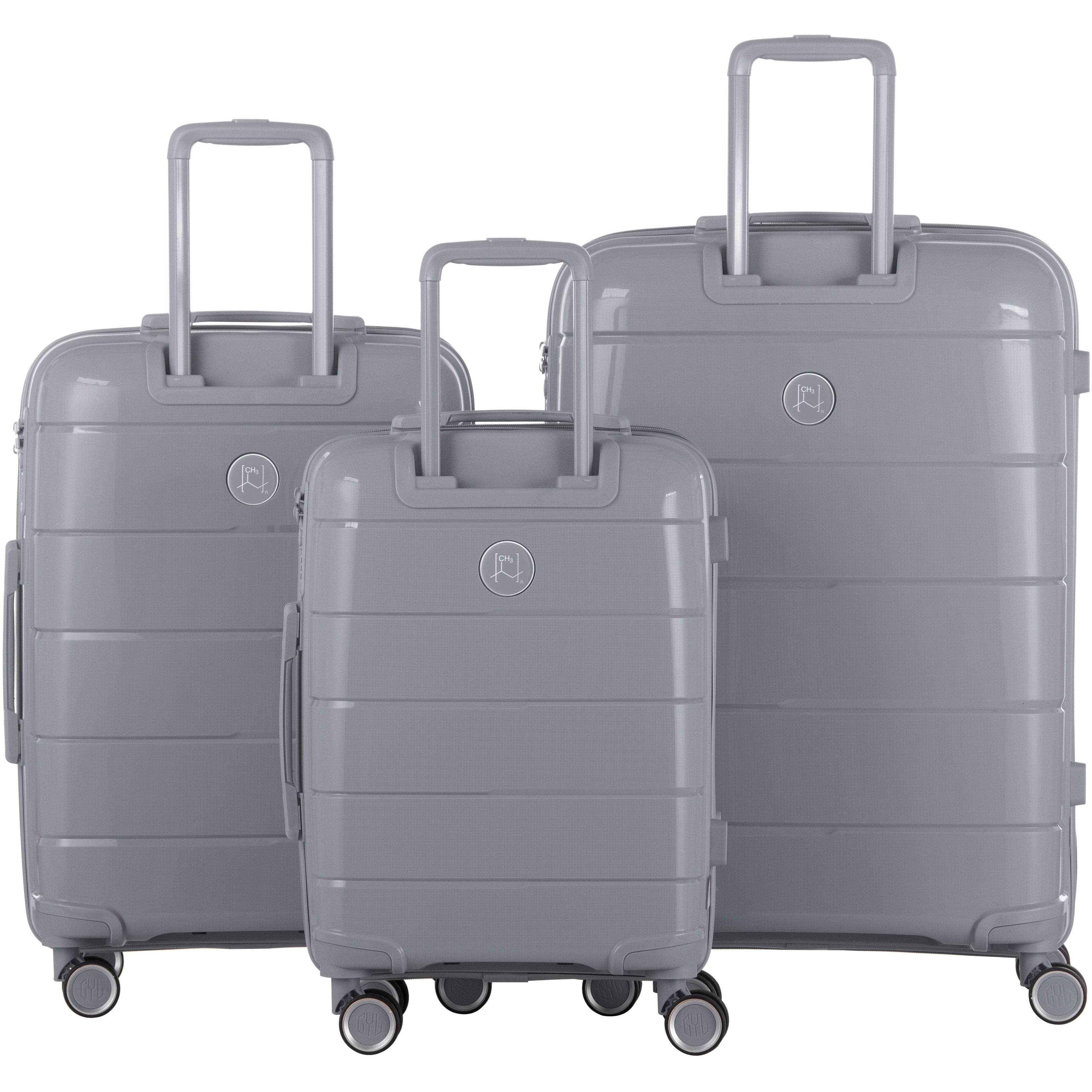 SET DE 3 VALISES SILVER CH3