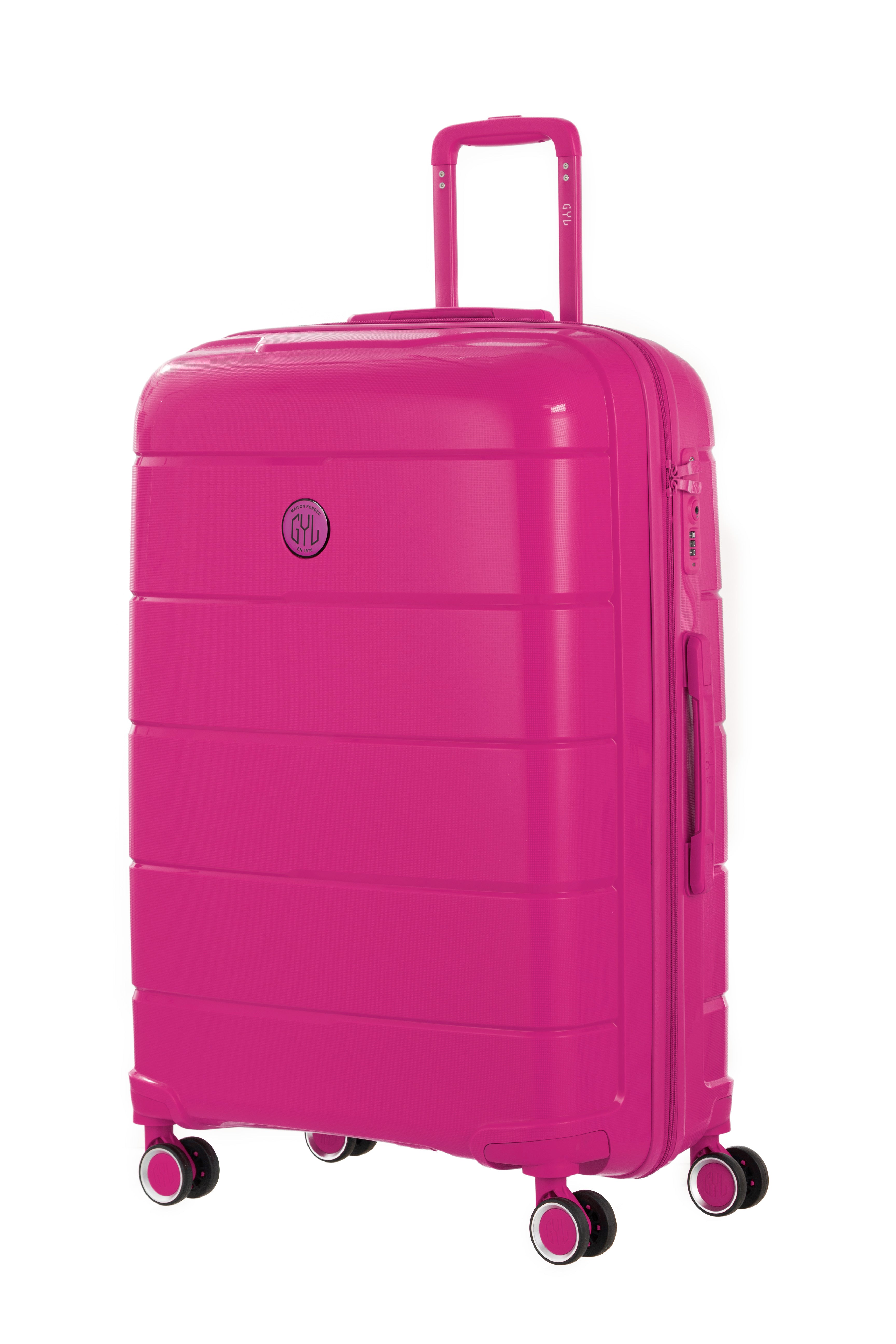 Valise Cabine Rigide Fuschia