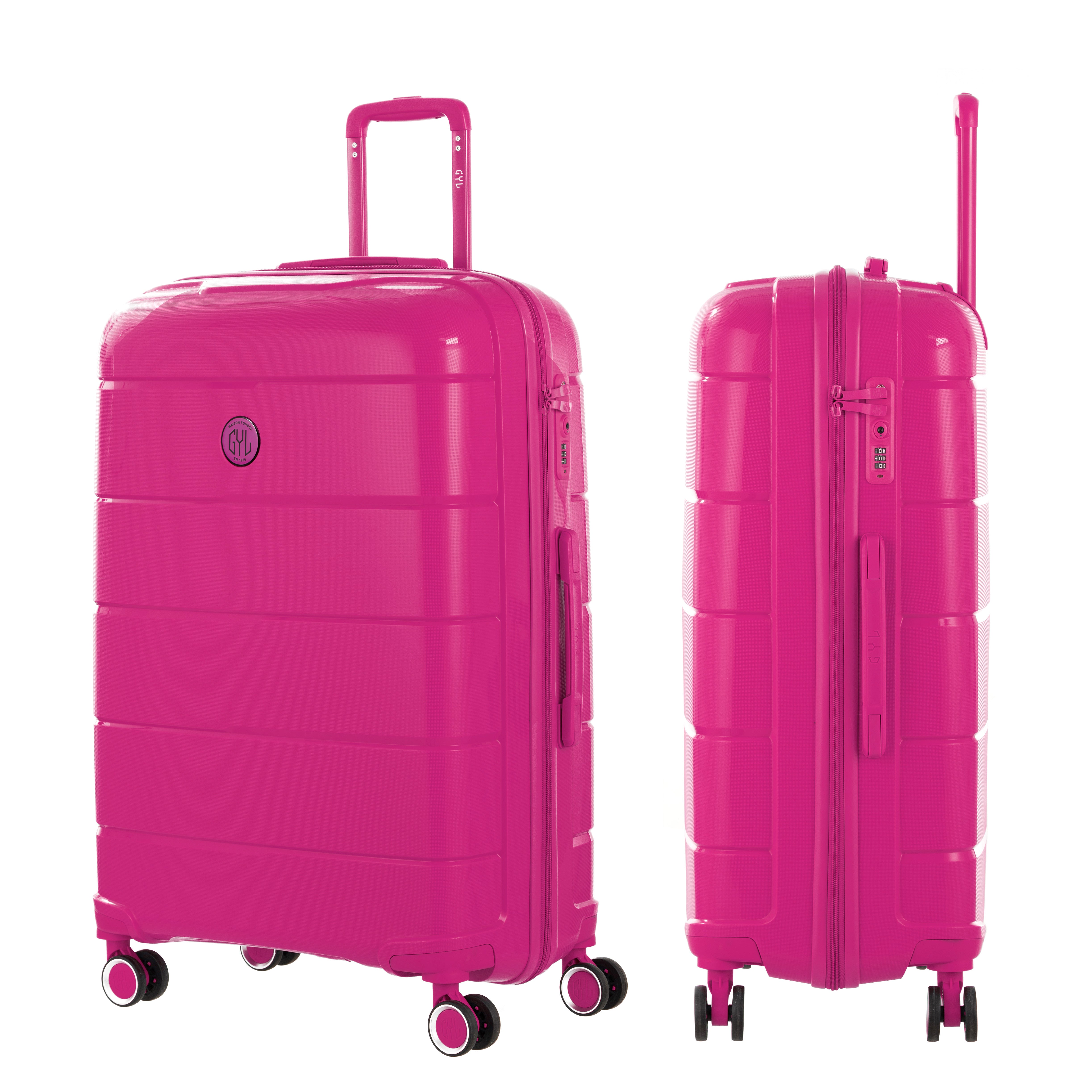 Valise Cabine Rigide Fuschia