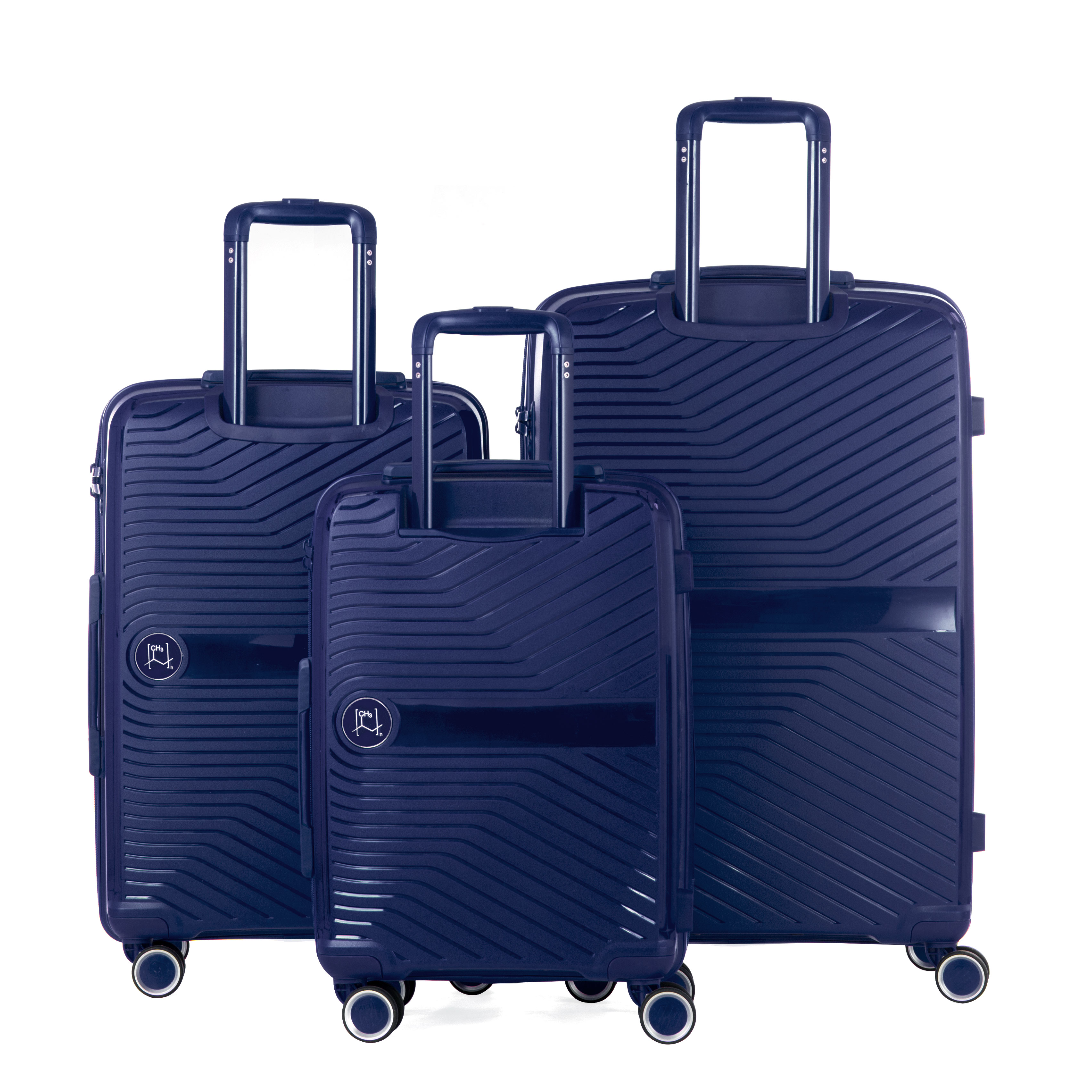 SET DE 3 VALISES NAVY PP5