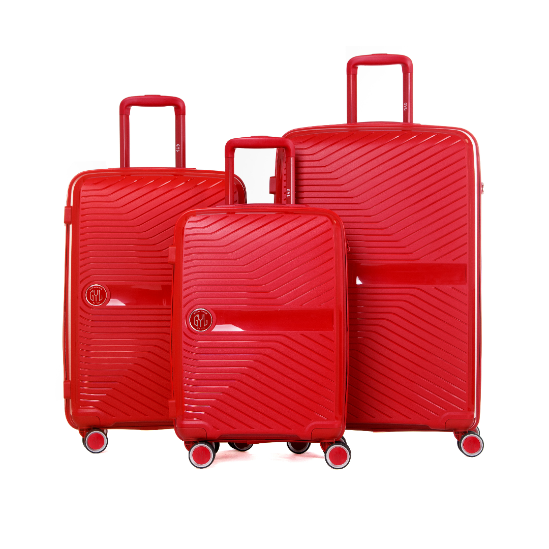 SET DE 3 VALISES RED PP5