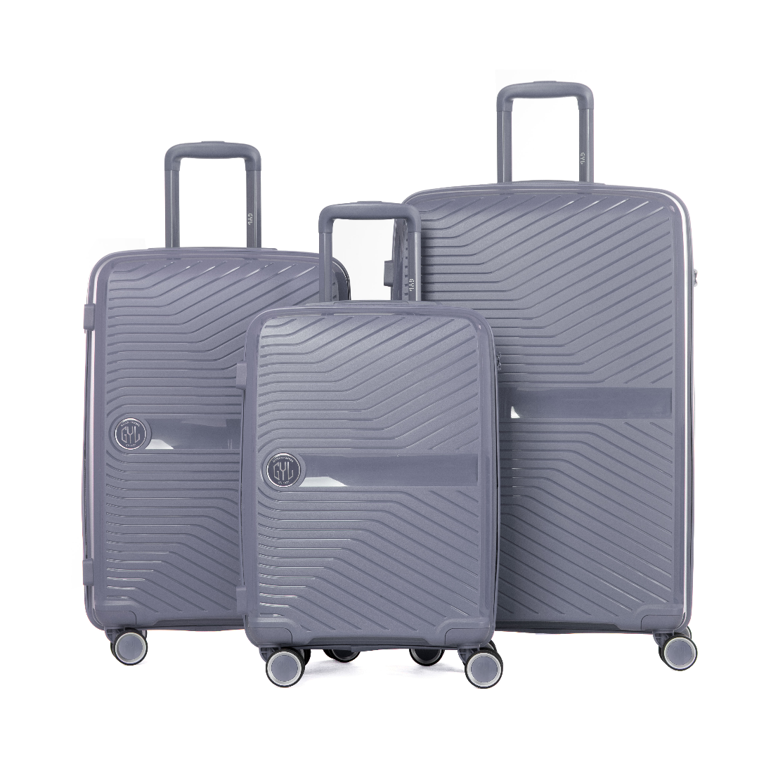 SET DE 3 VALISES SILVER PP5