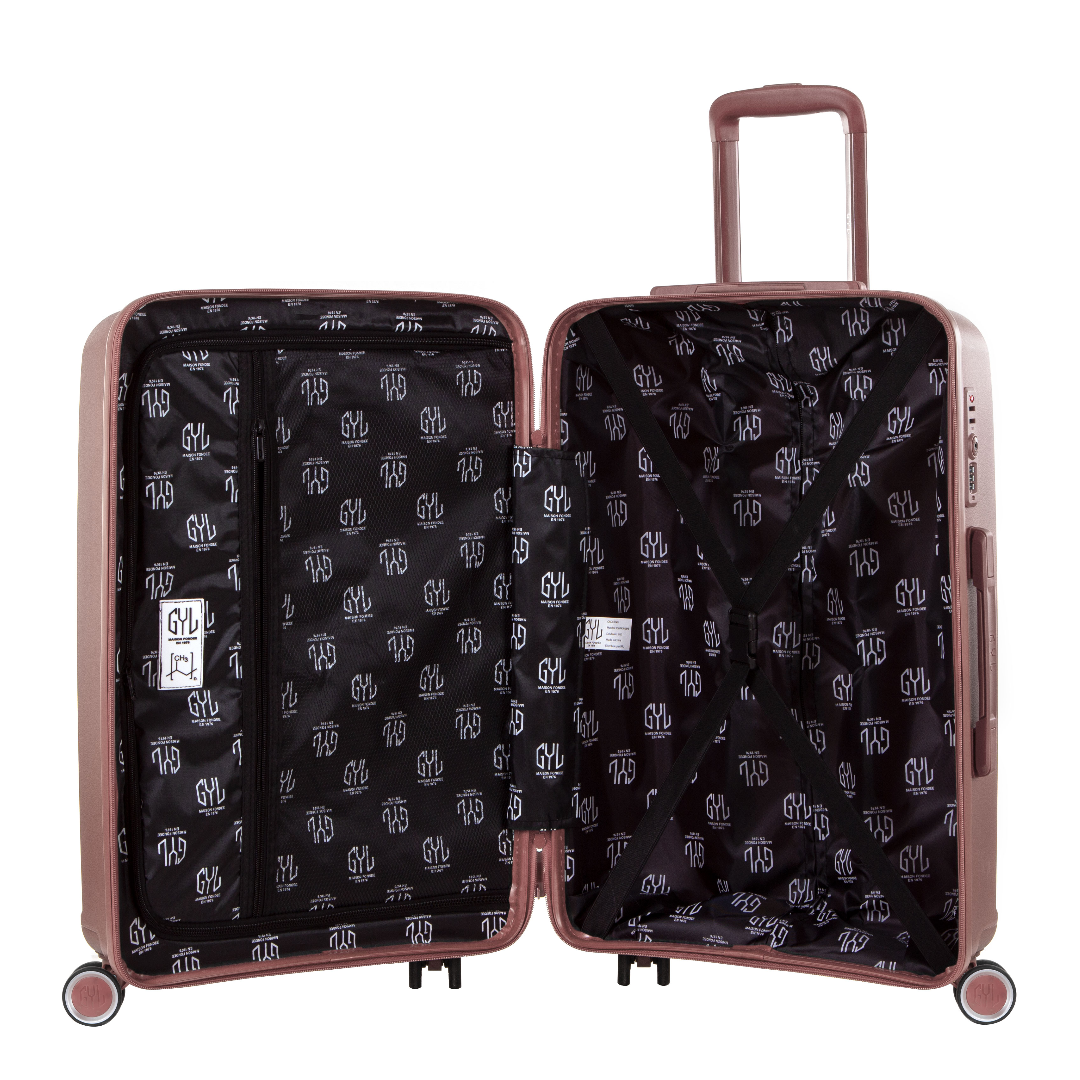 VALISE CABINE METAL CHAMPAGNE PP5