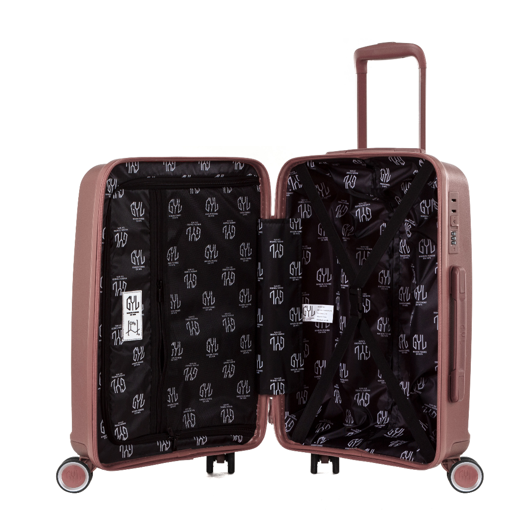 VALISE CABINE METAL CHAMPAGNE PP5