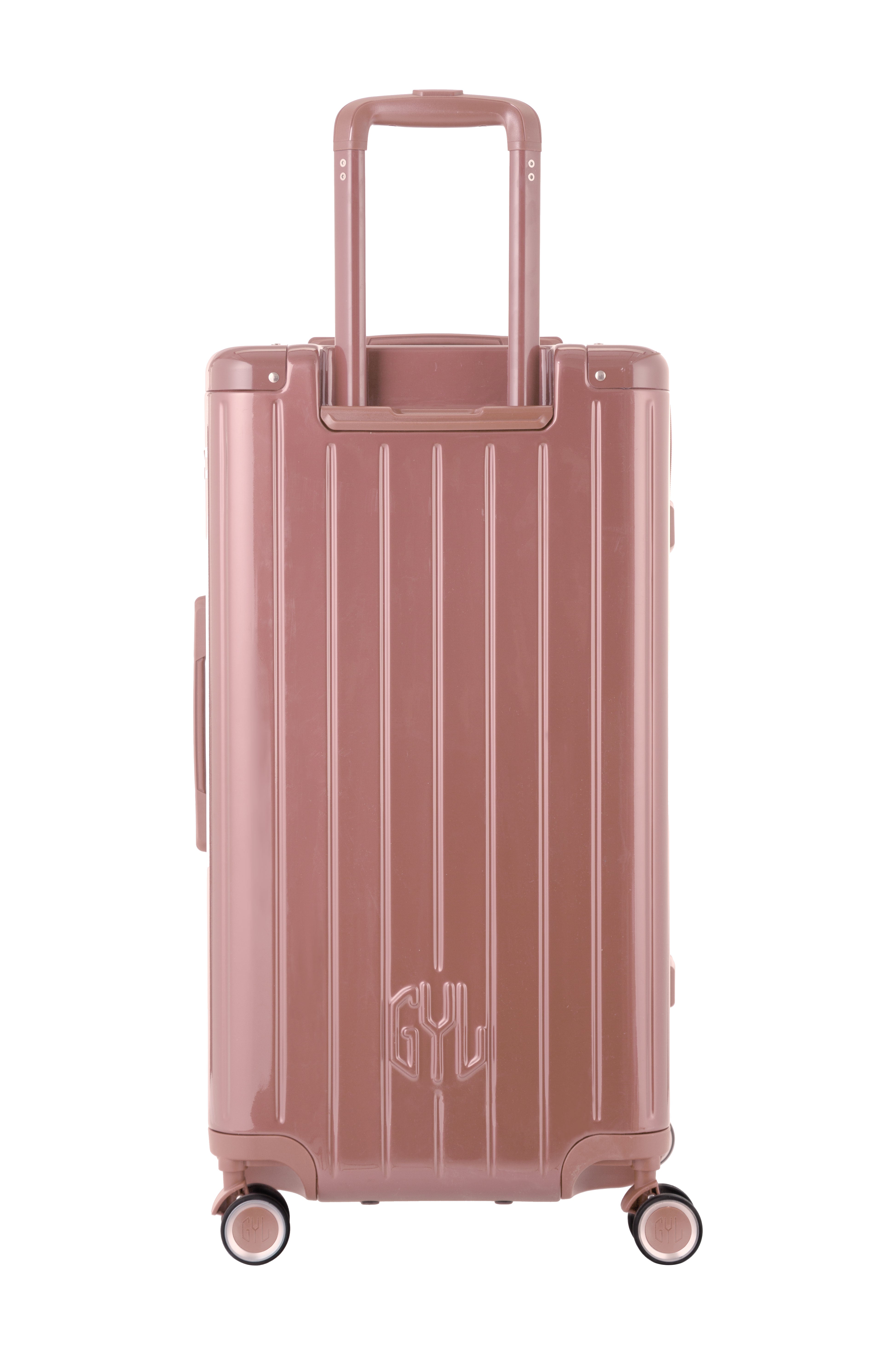 VALISE TRUNK FE204 (TAILLES L) OR ROSE