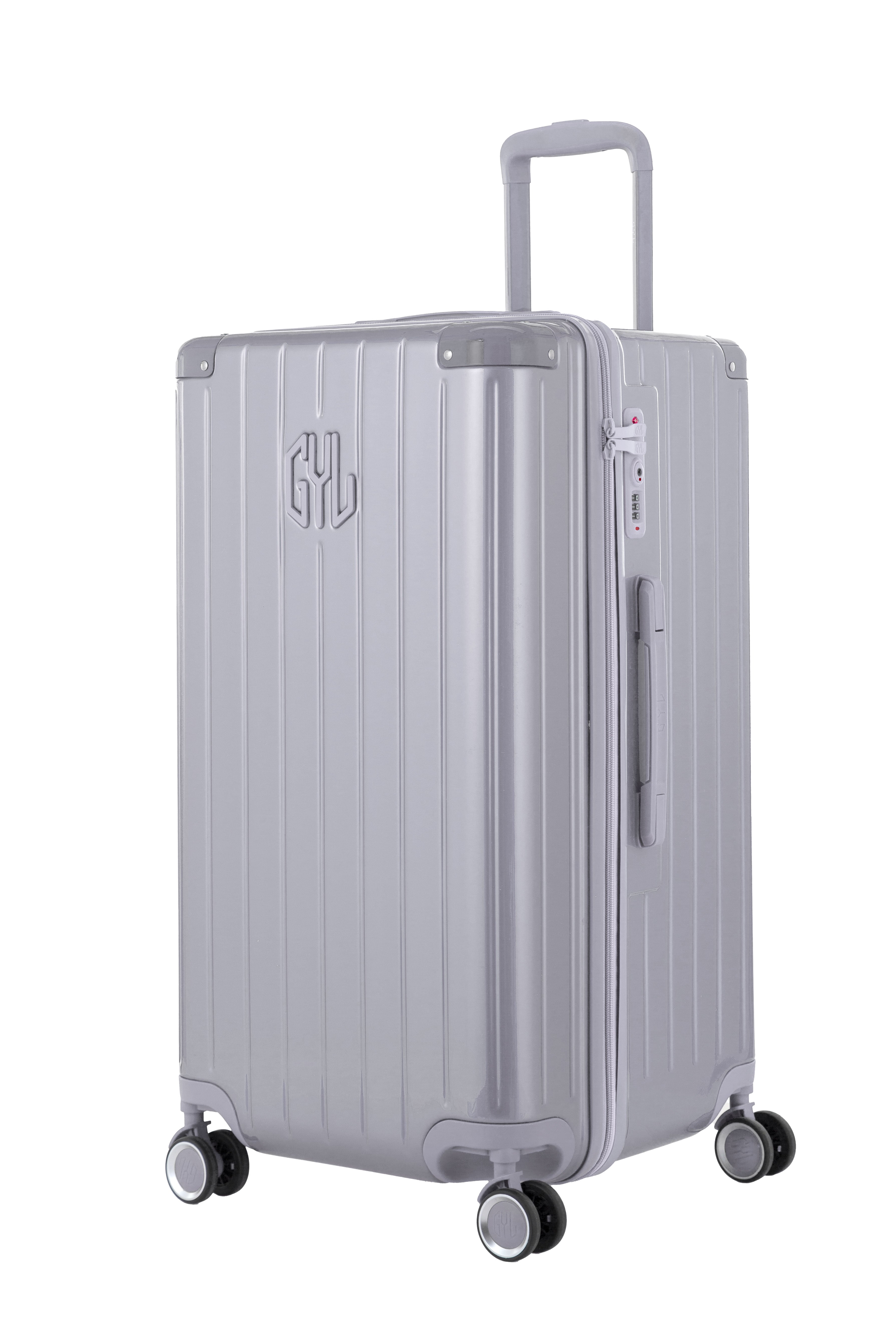 VALISE TRUNK FE204 (TAILLES L) ARGENT