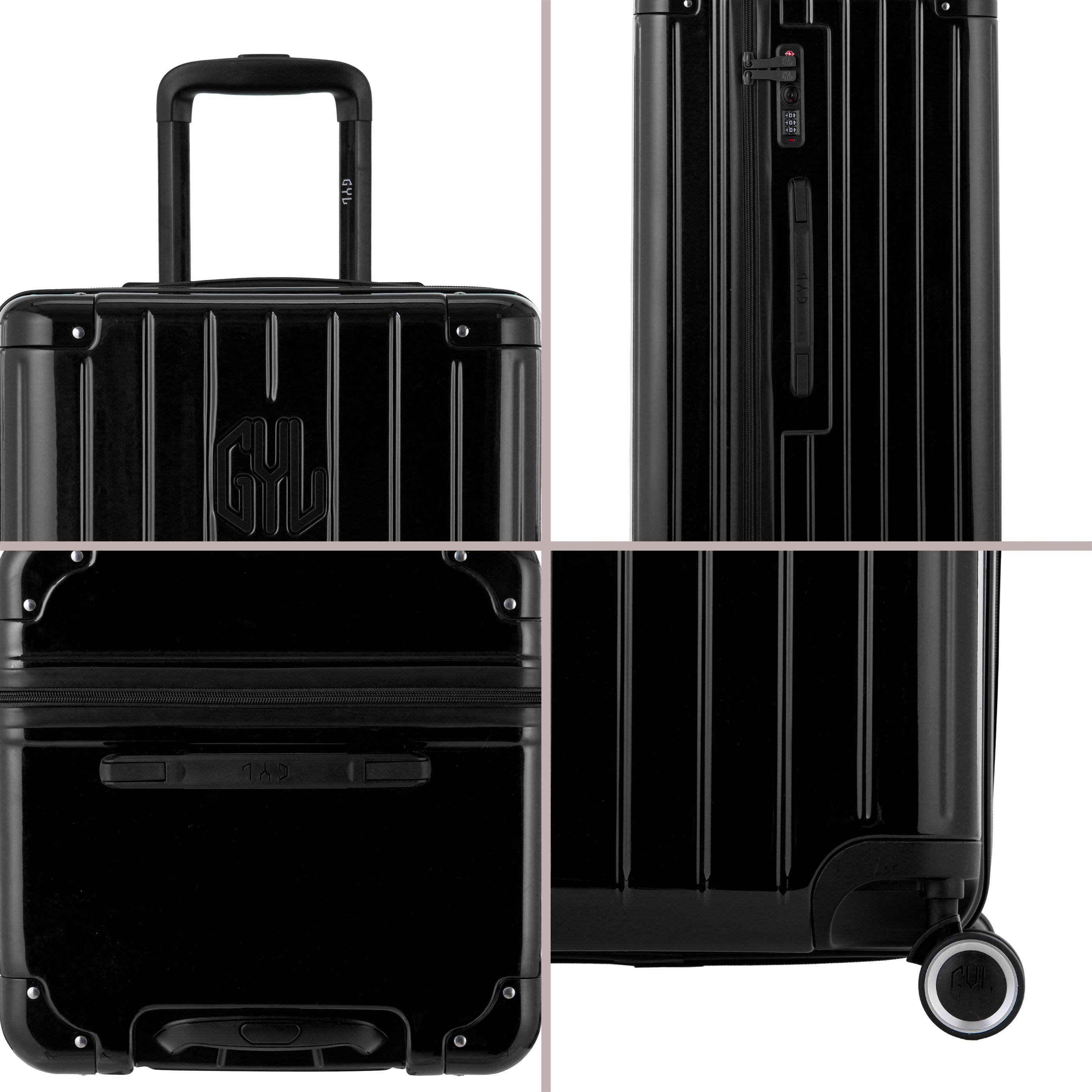 VALISE TRUNK FE204 (TAILLES M) NOIR
