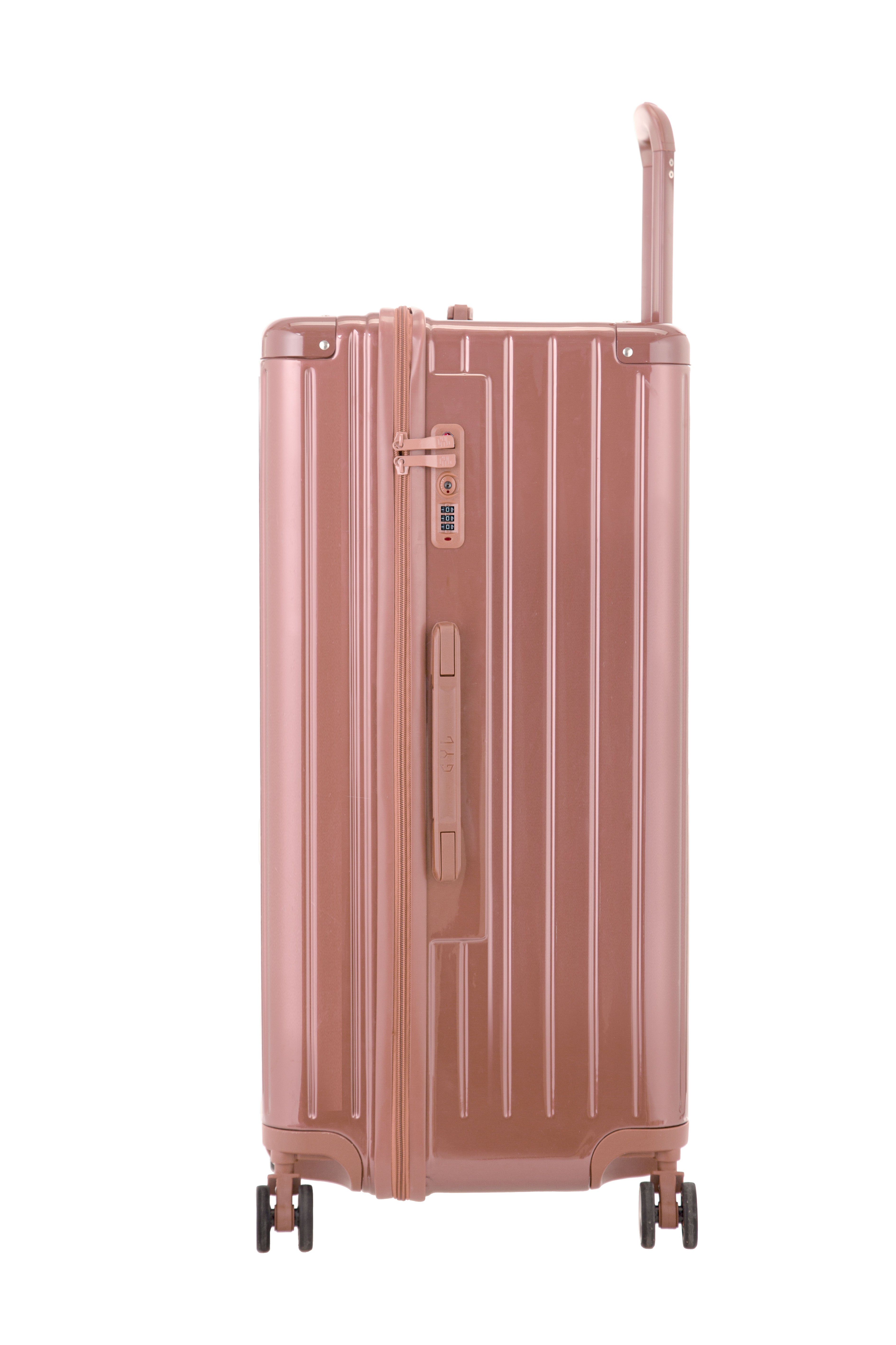 VALISE TRUNK FE204 (TAILLES XL) OR ROSE