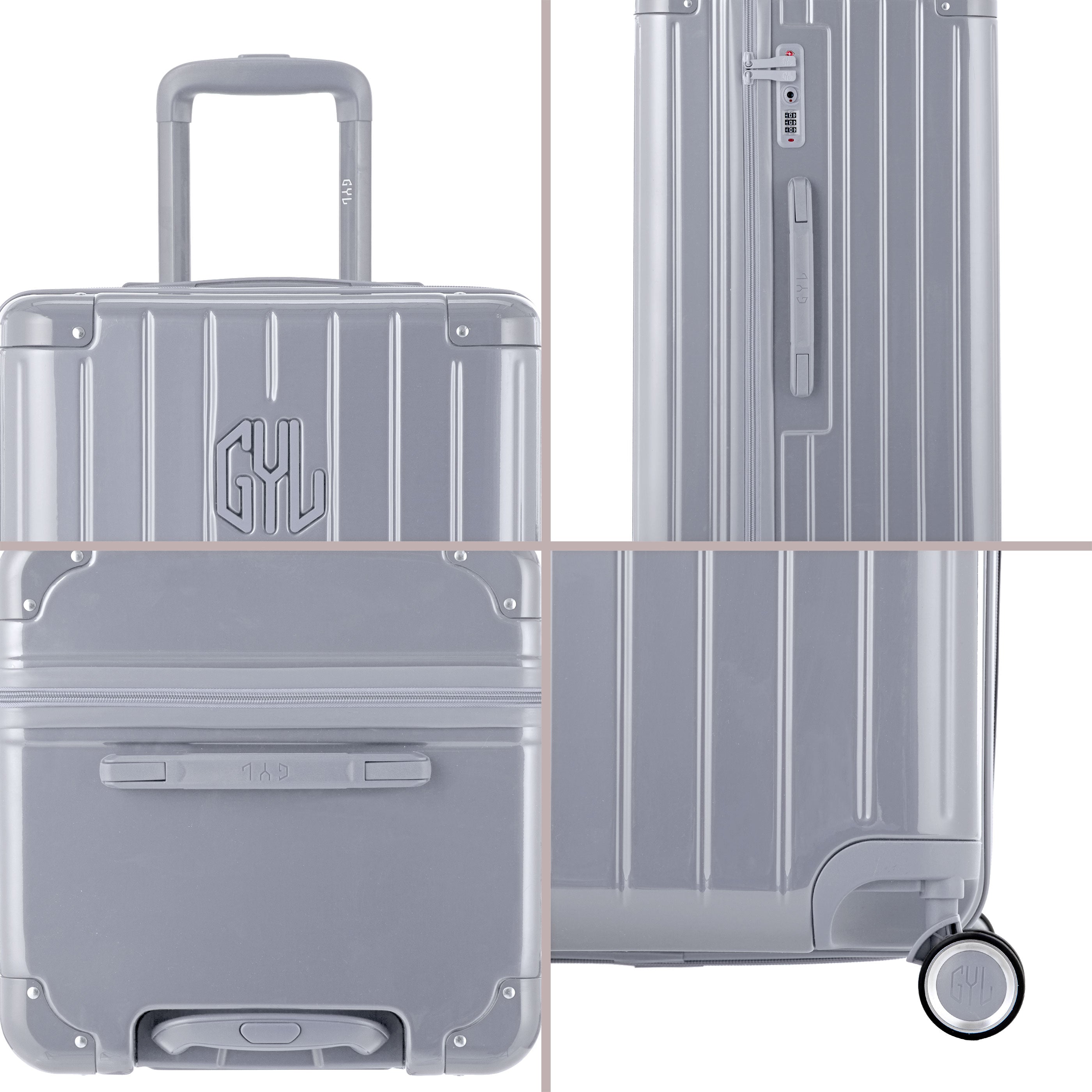 VALISE TRUNK FE204 (TAILLES XL) ARGENT