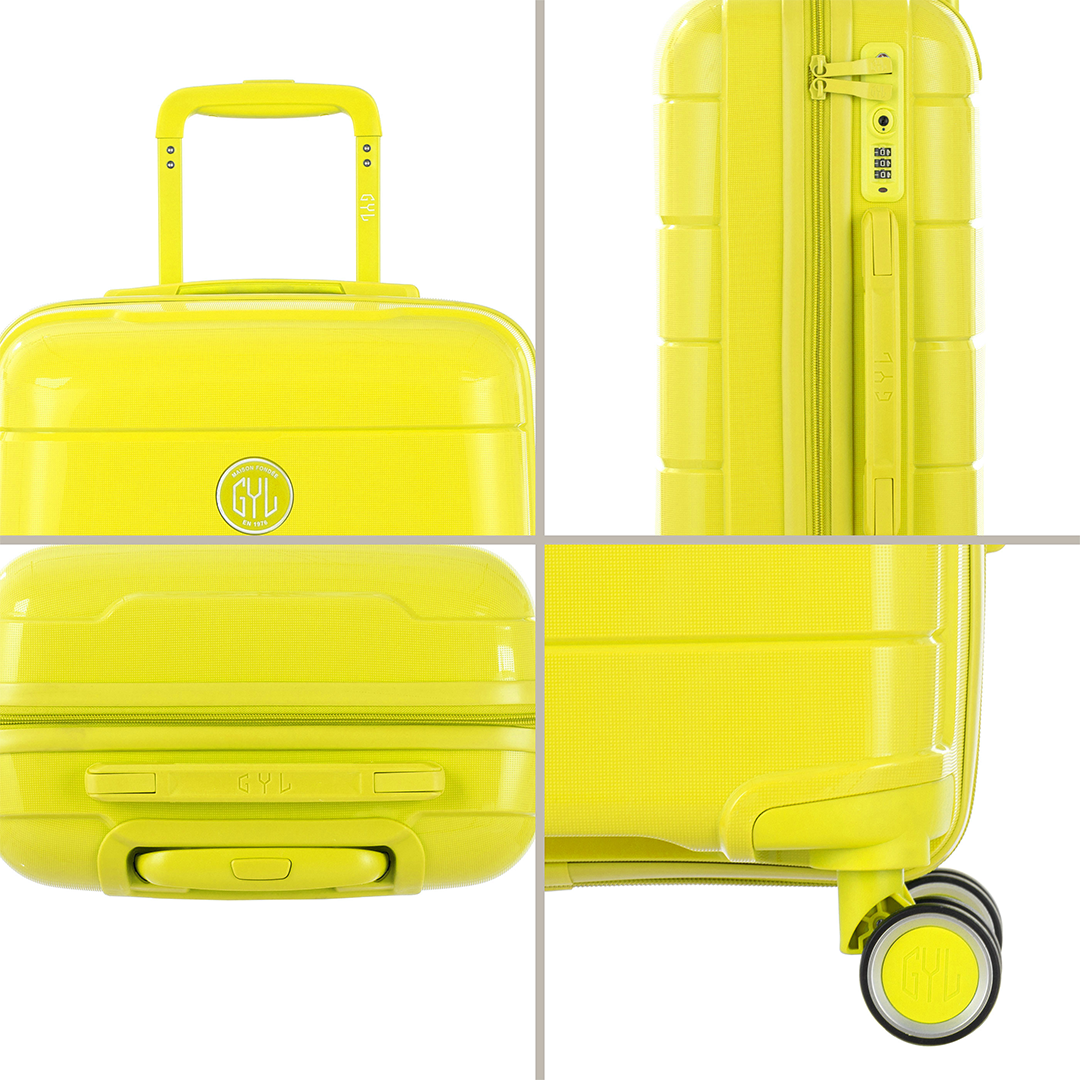 VALISE RIGIDE DARK YELLOW CH3 GRANDE (TAILLE L)