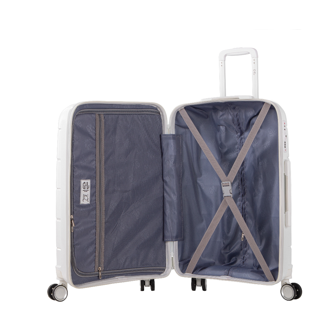 GRANDE VALISE WHITE CH3