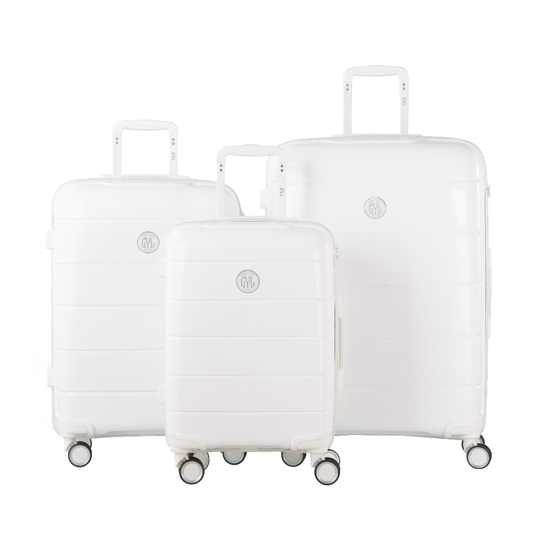 SET DE 3 VALISES WHITE CH3