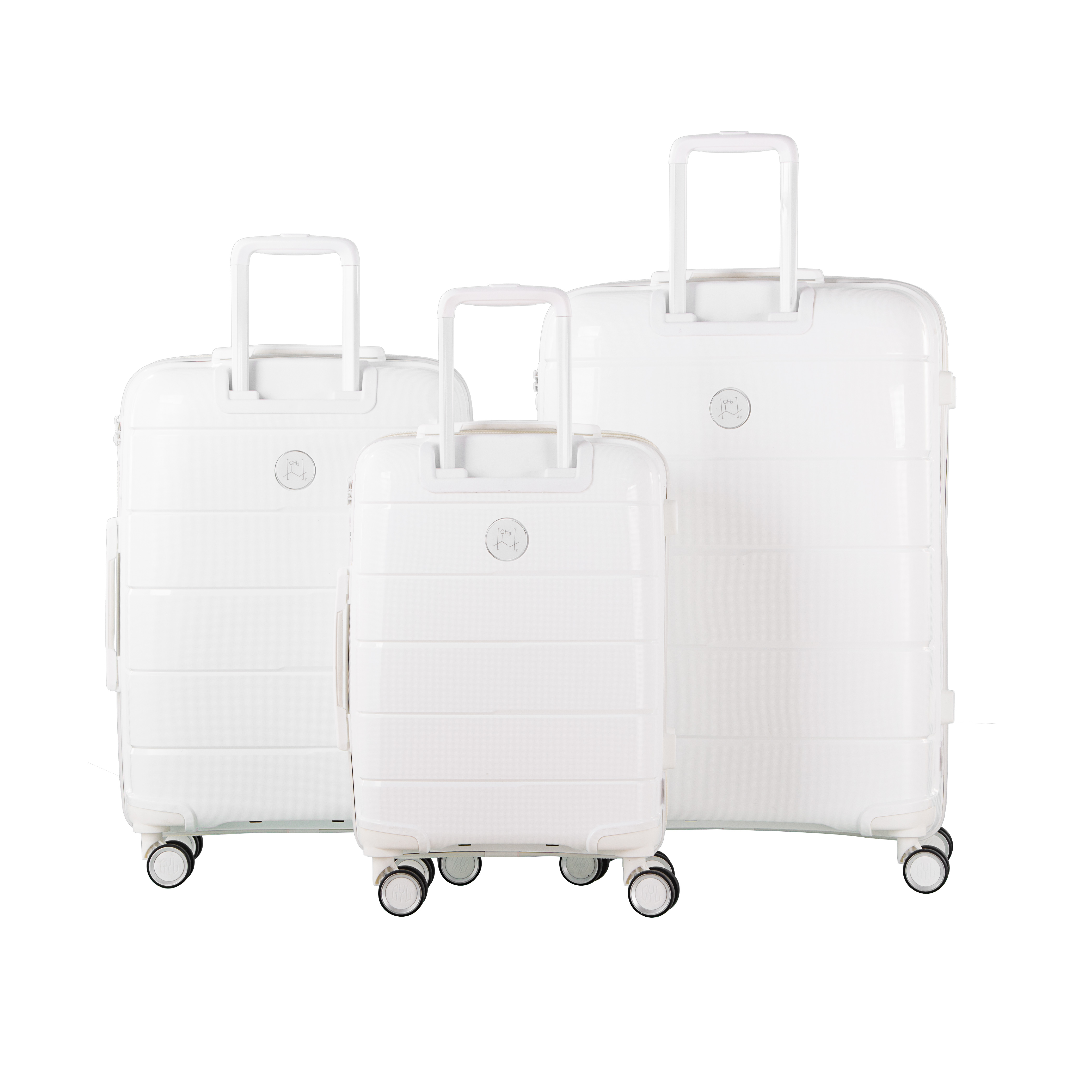 SET DE 3 VALISES WHITE CH3