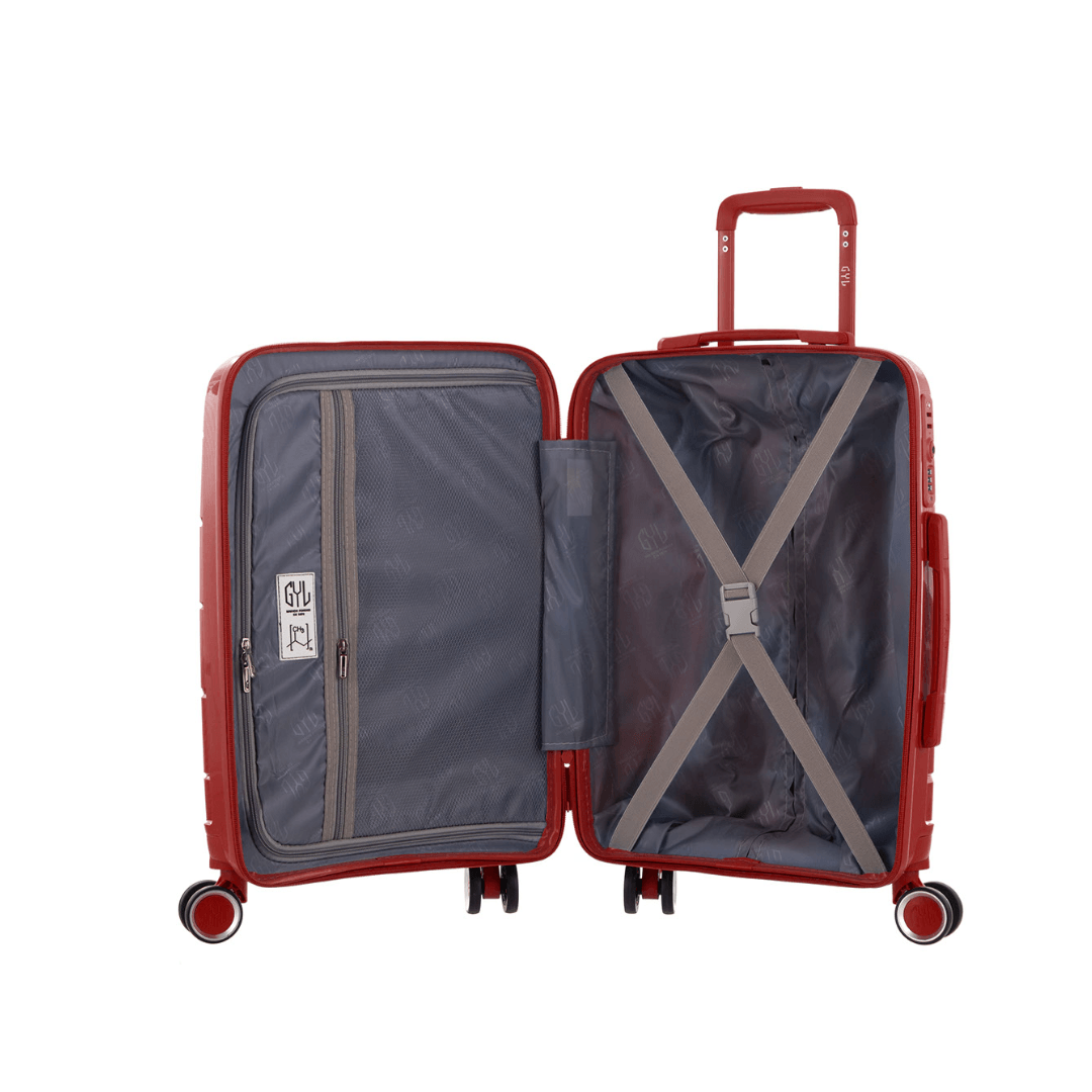 VALISE CABINE DARK RED CH3