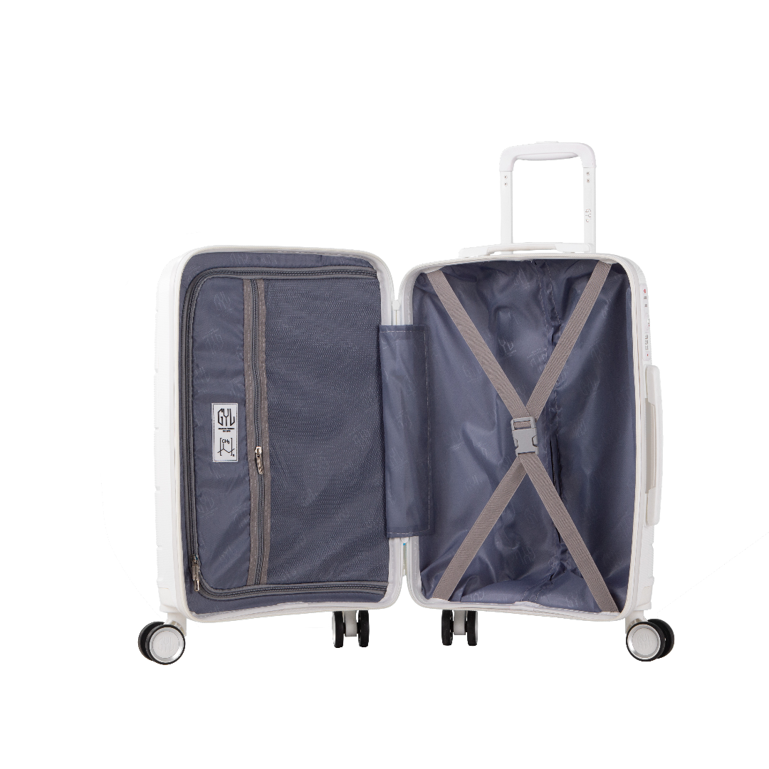 VALISE MOYENNE WHITE CH3