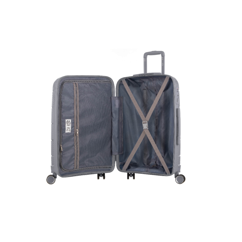 SET DE 3 VALISES SILVER CH3