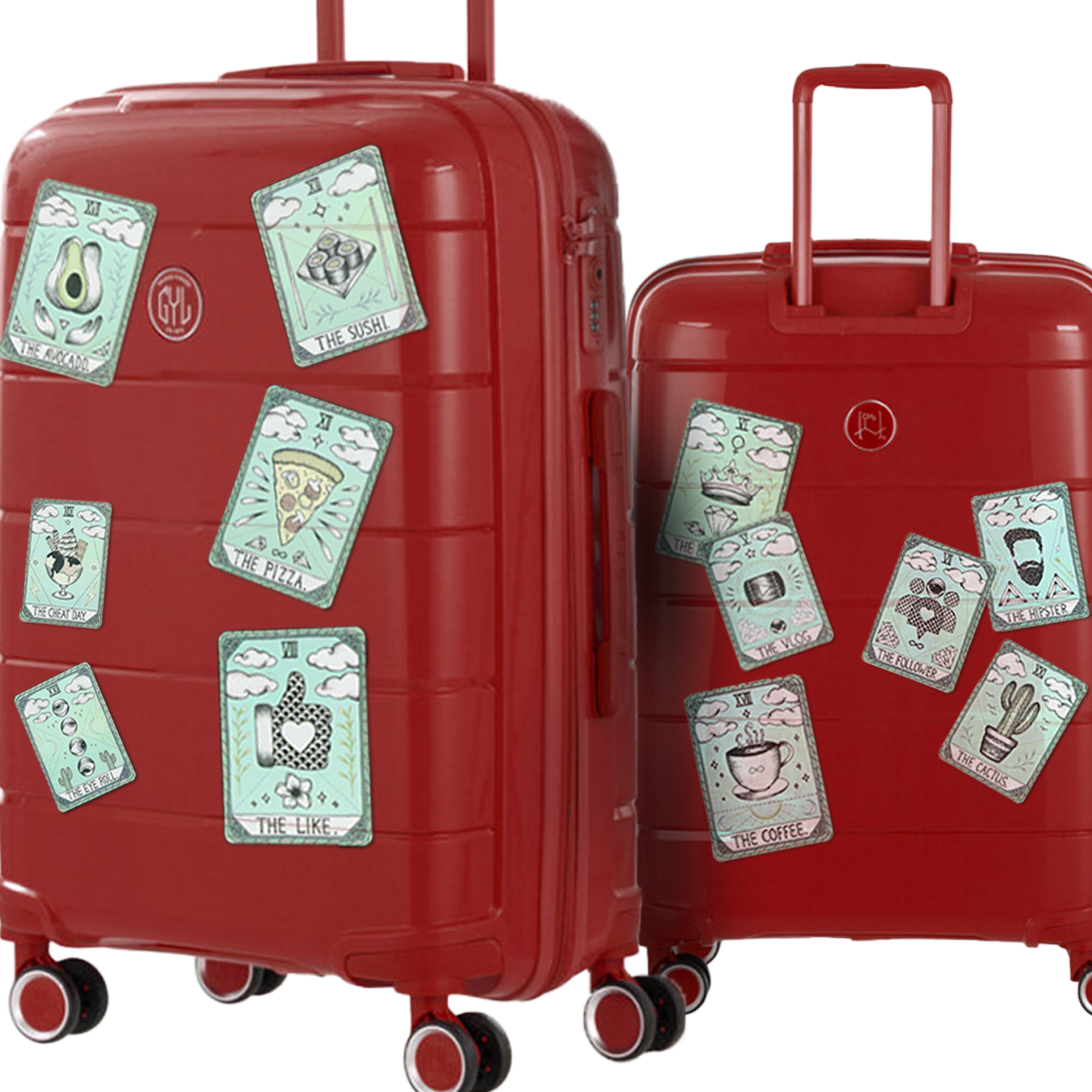 12 Stickers Paysages