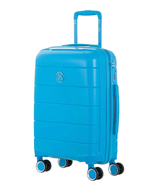 Valise cabine Citadine GYL bleu clair vue trois quarts