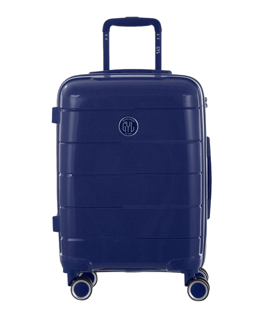 Valise cabine Citadine GYL marine vue de face avec logo