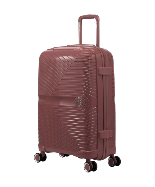 Valise cabine Signature GYL rose gold vue trois quarts