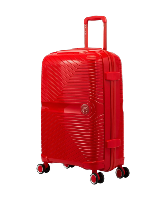 Valise cabine Signature GYL rouge vue trois quarts