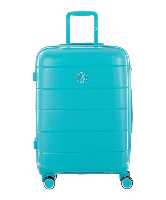 Valise moyenne Citadine GYL menthe vue de face avec logo