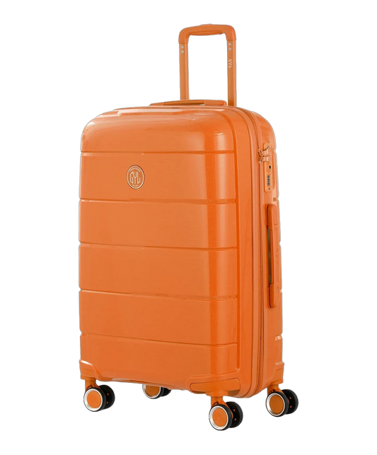 Valise moyenne Citadine GYL orange vue trois quarts