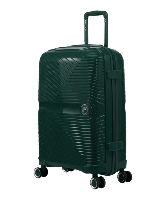 Valise moyenne Signature GYL sapin vue trois quarts