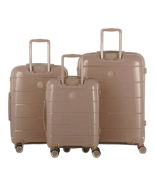 Set de 3 valises Citadine GYL champagne photo du set face avant