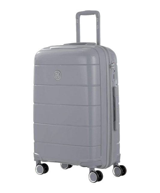 Valise soute Citadine GYL argent vue trois quarts