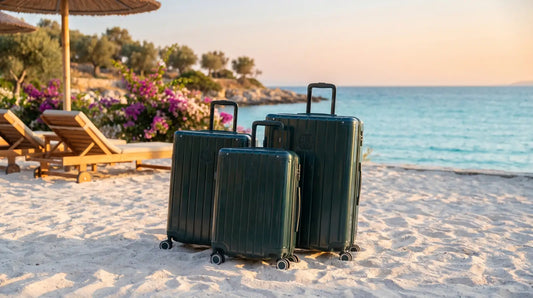 Valise GYL Sapphire bord de mer Mediterranee golden hour, ou partir en mai au soleil