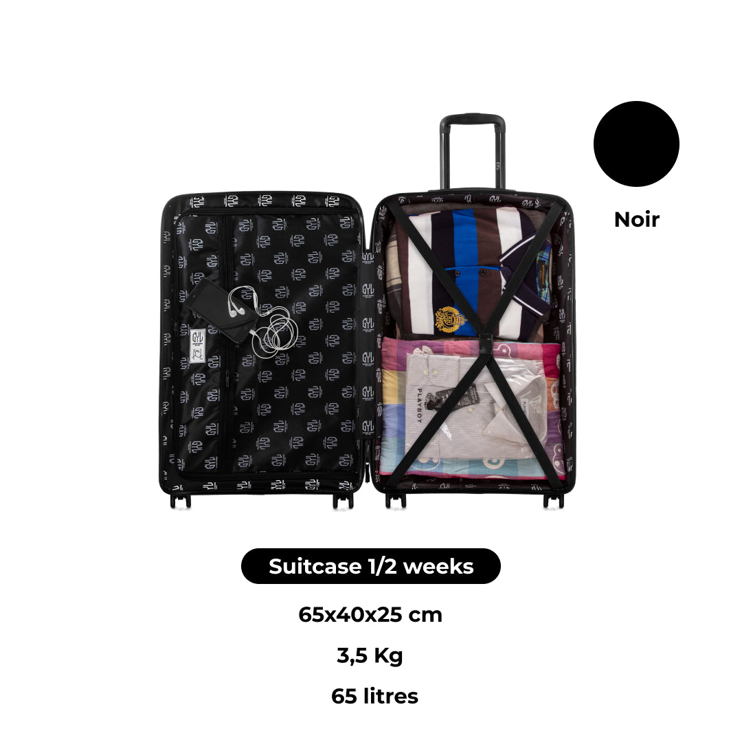 VALISE RIGIDE BLACK PP5 CABINE (TAILLE S)