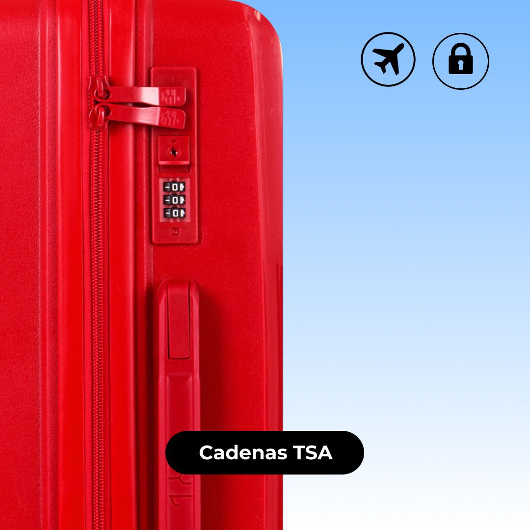 VALISE RIGIDE RED PP5 GRANDE (TAILLE L)