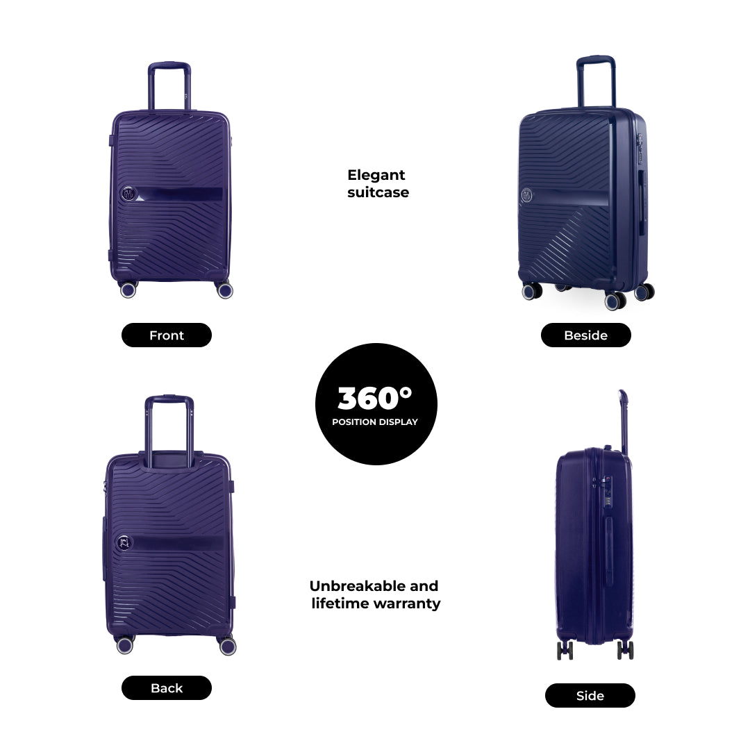 VALISE RIGIDE NAVY PP5 CABINE (TAILLE S)