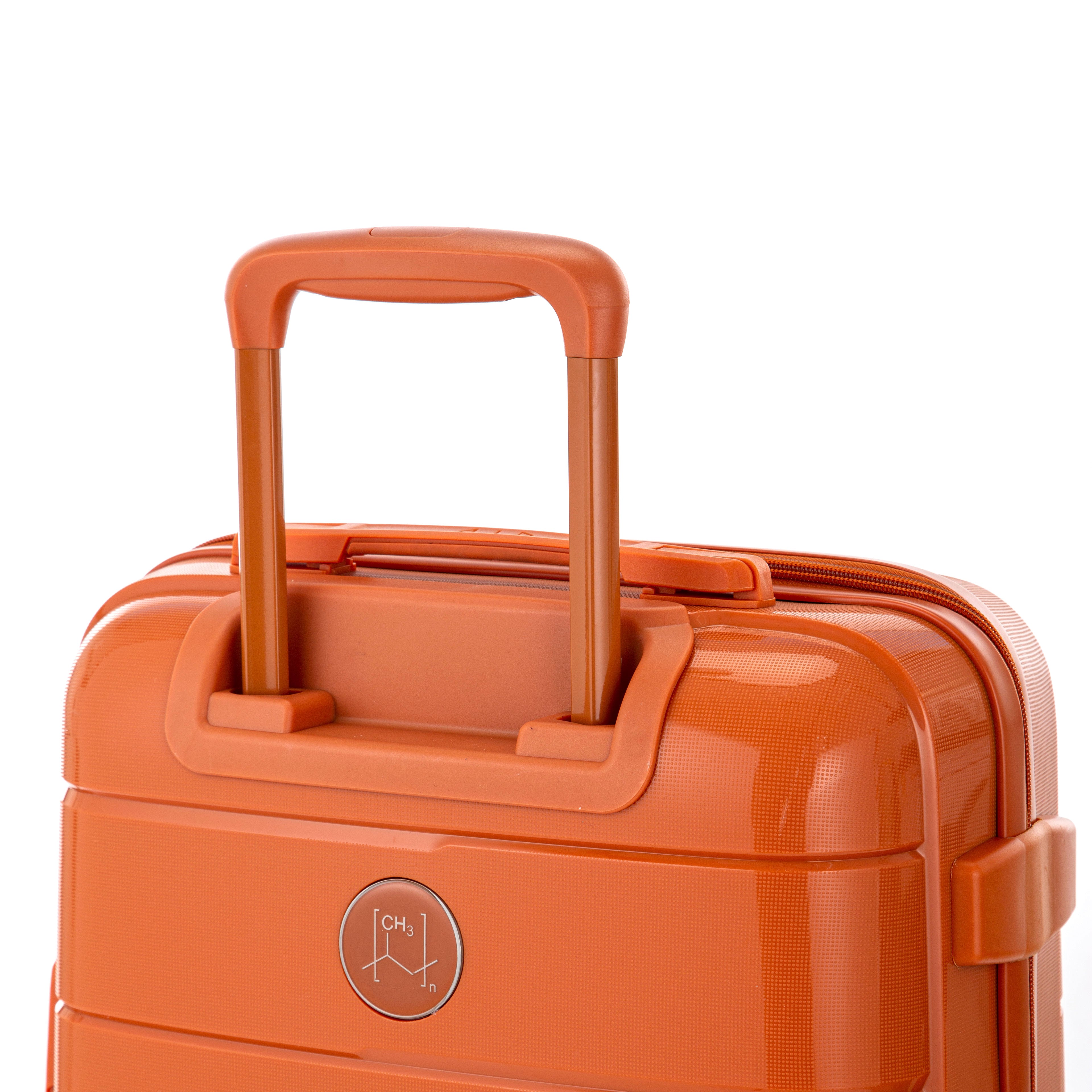 SET DE 3 VALISES RIGIDES Orange CH3 (TAILLES S, M, L)