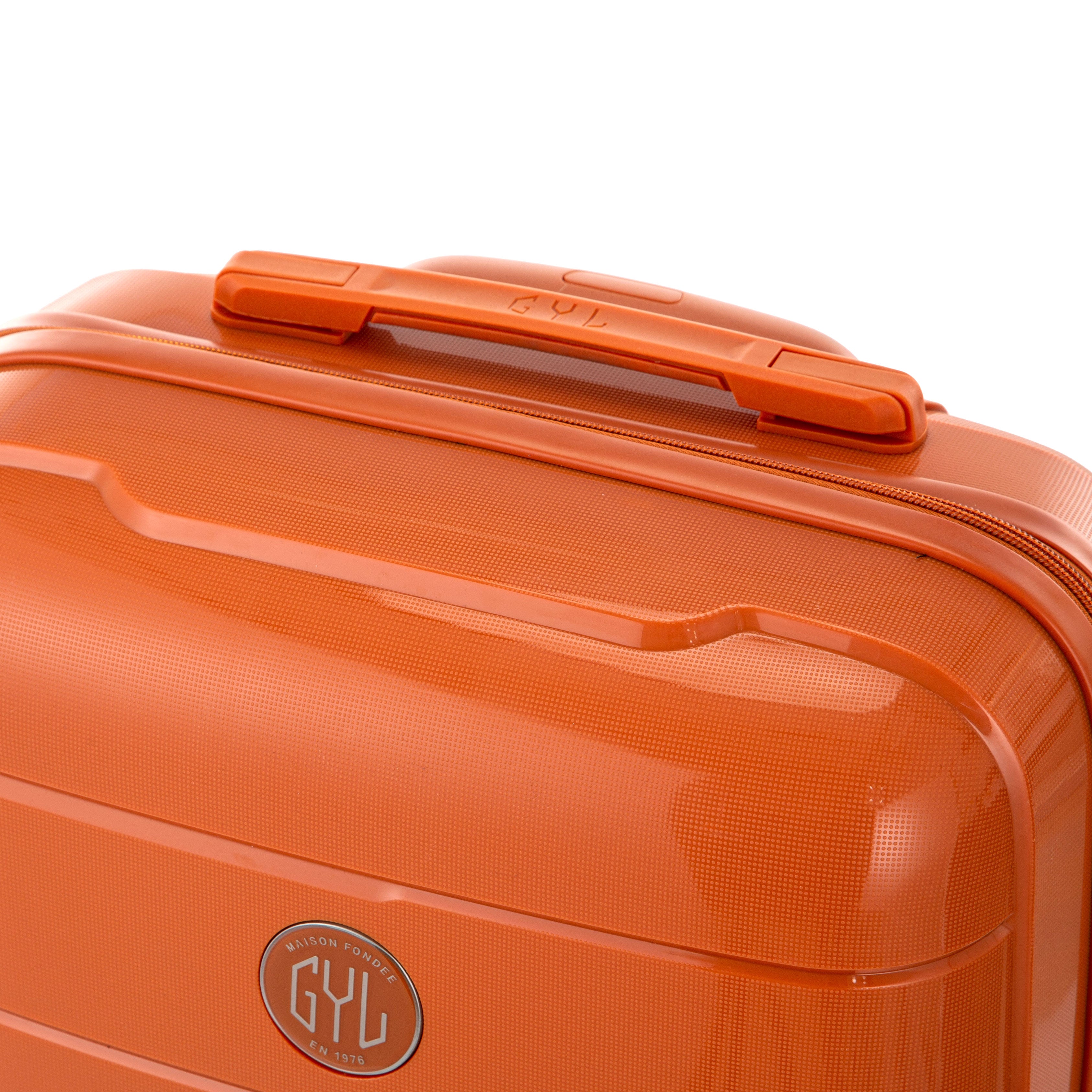 SET DE 3 VALISES RIGIDES Orange CH3 (TAILLES S, M, L)