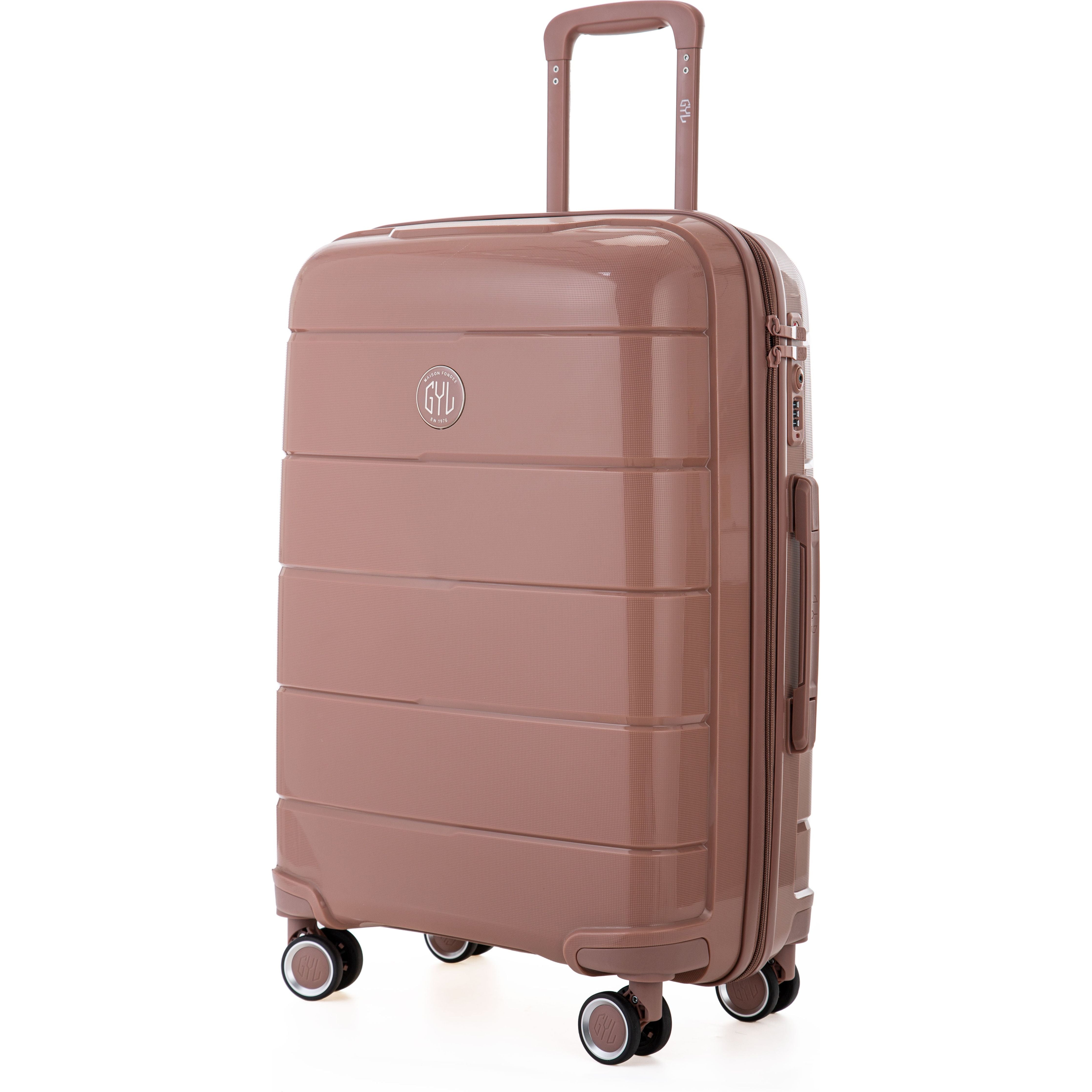 SET DE 3 VALISES RIGIDES Pink Gold CH3 (TAILLES S, M, L)