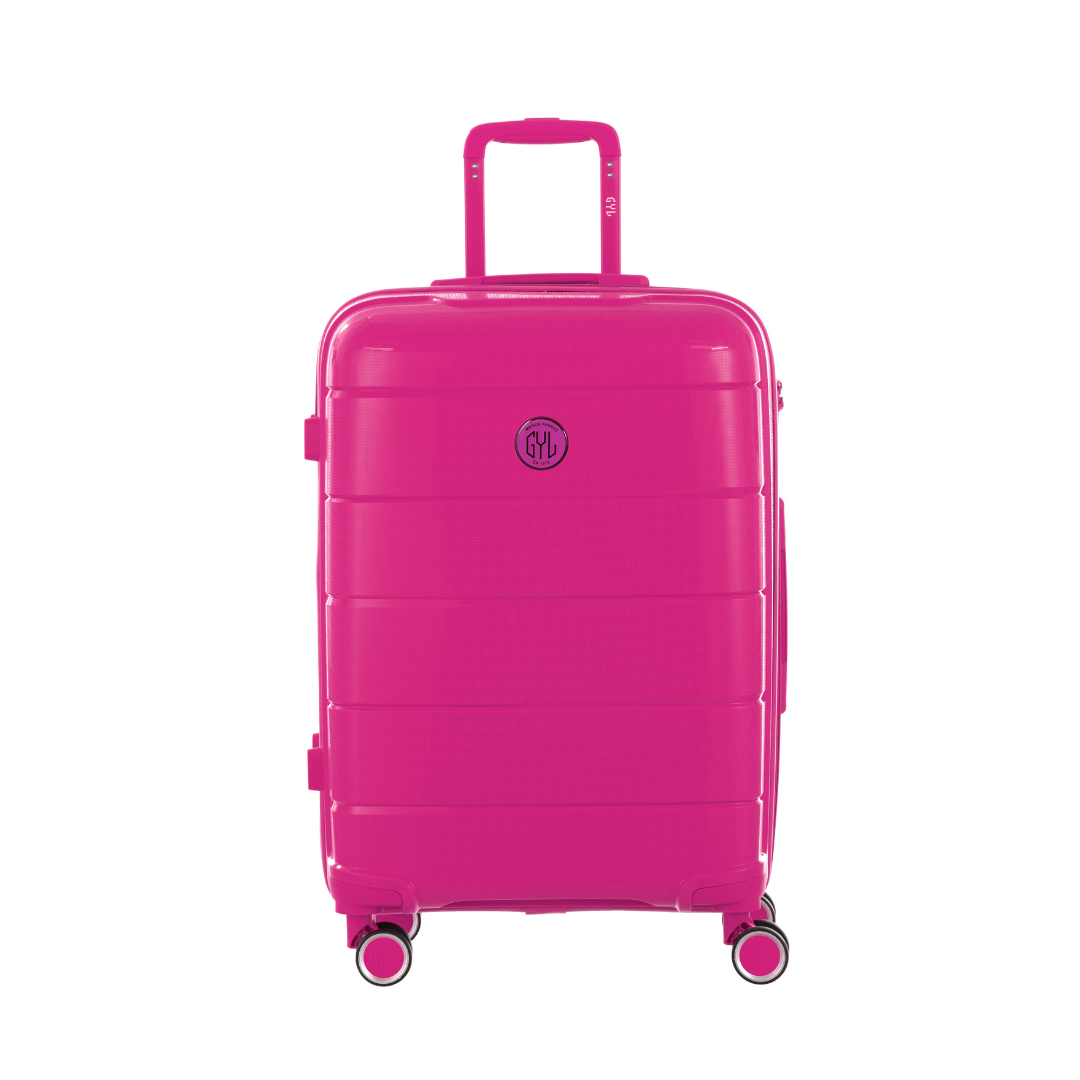 VALISE MOYENNE FUSHIA CH3