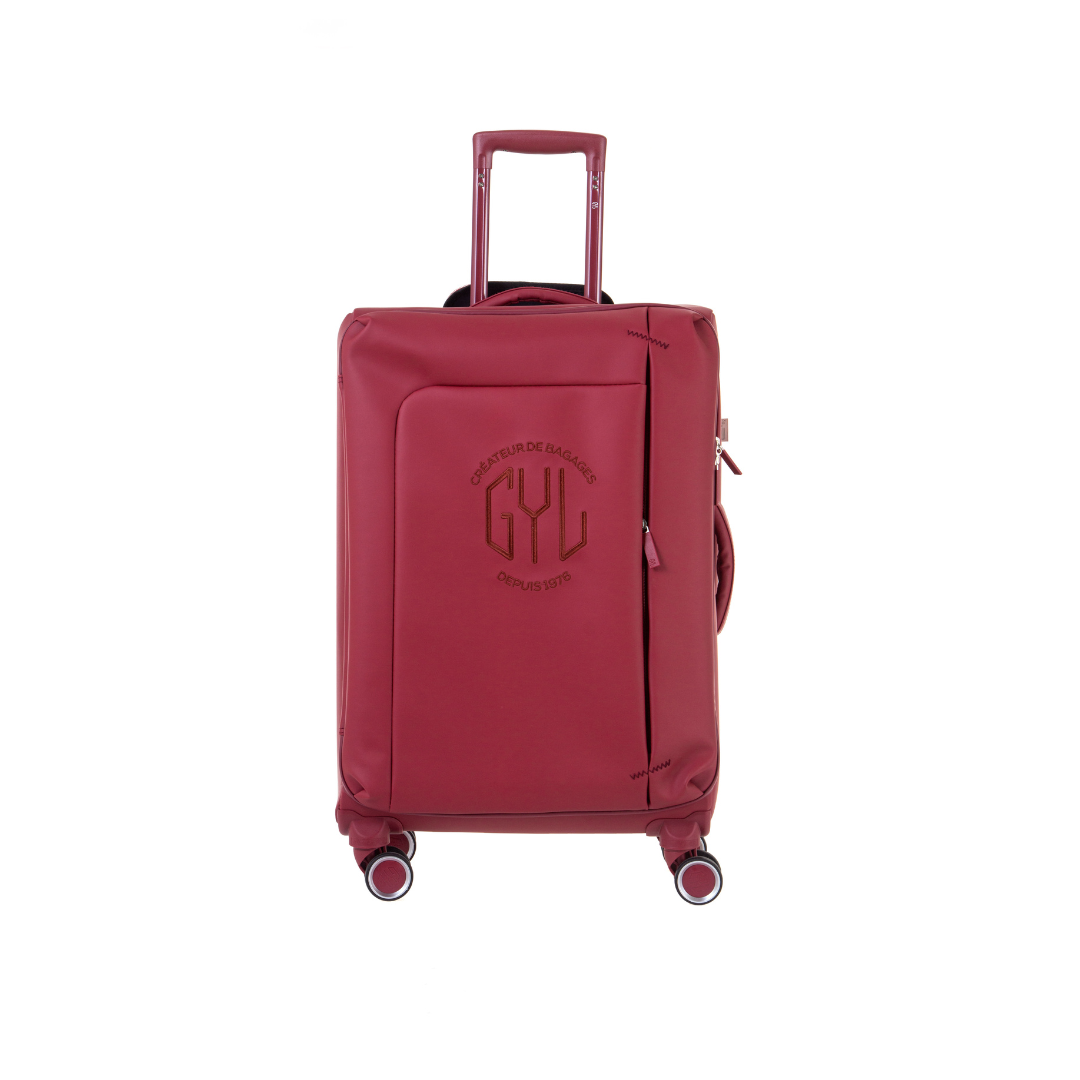 VALISE SOUPLE DARK RED NAP MOYENNE (TAILLE M)