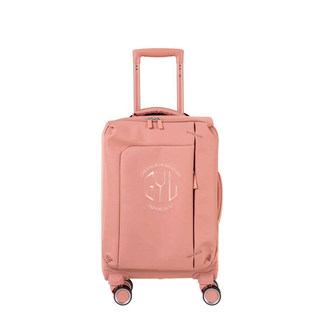 VALISE SOUPLE PINK GOLD NAP CABINE (TAILLE S)