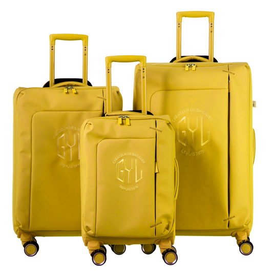 Set de 3 valises Dark Yellow NAP