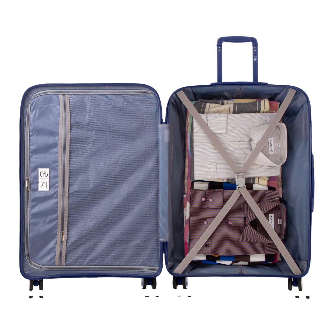 VALISE RIGIDE BLUE CH3 GRANDE (TAILLE L)