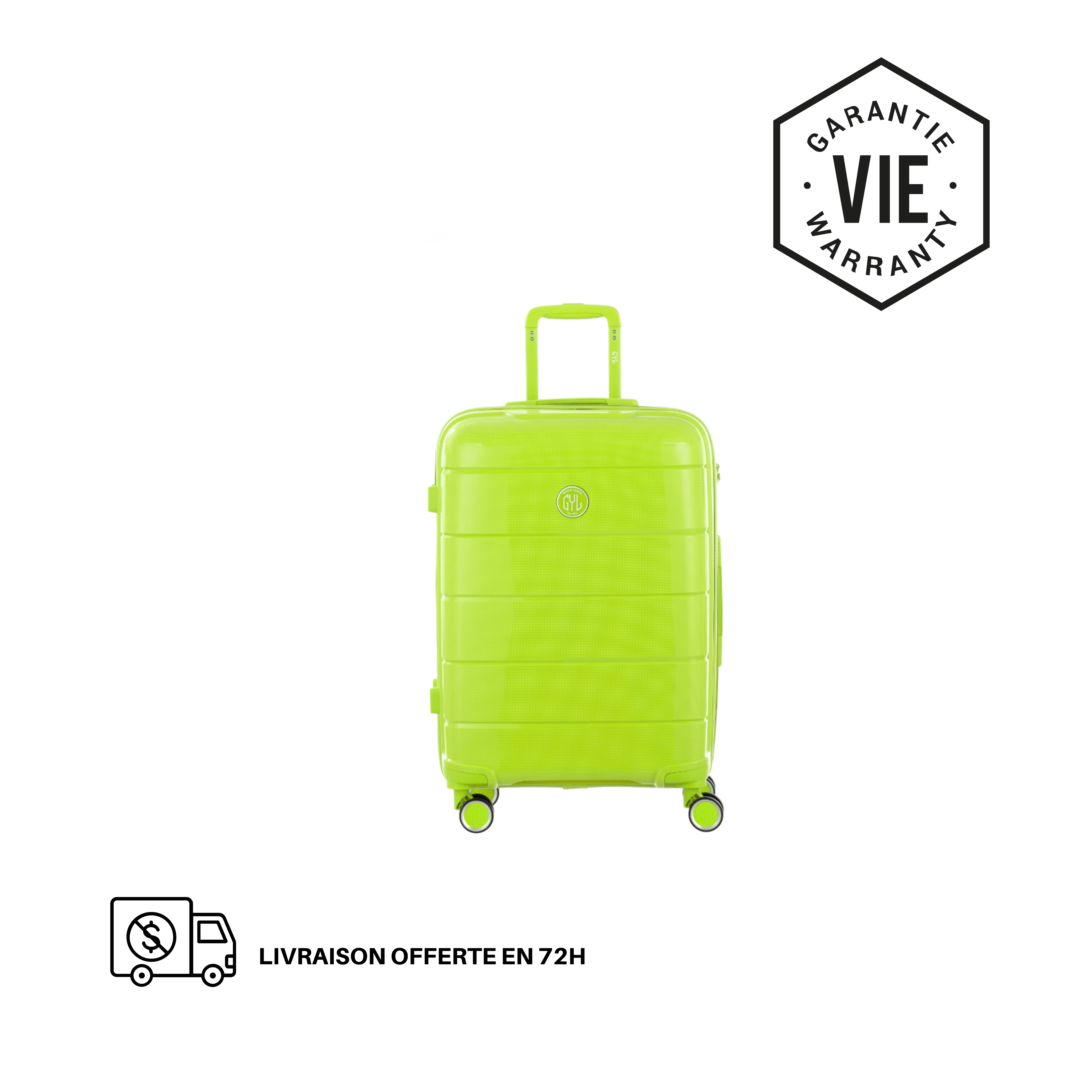 VALISE MOYENNE LIME CH3