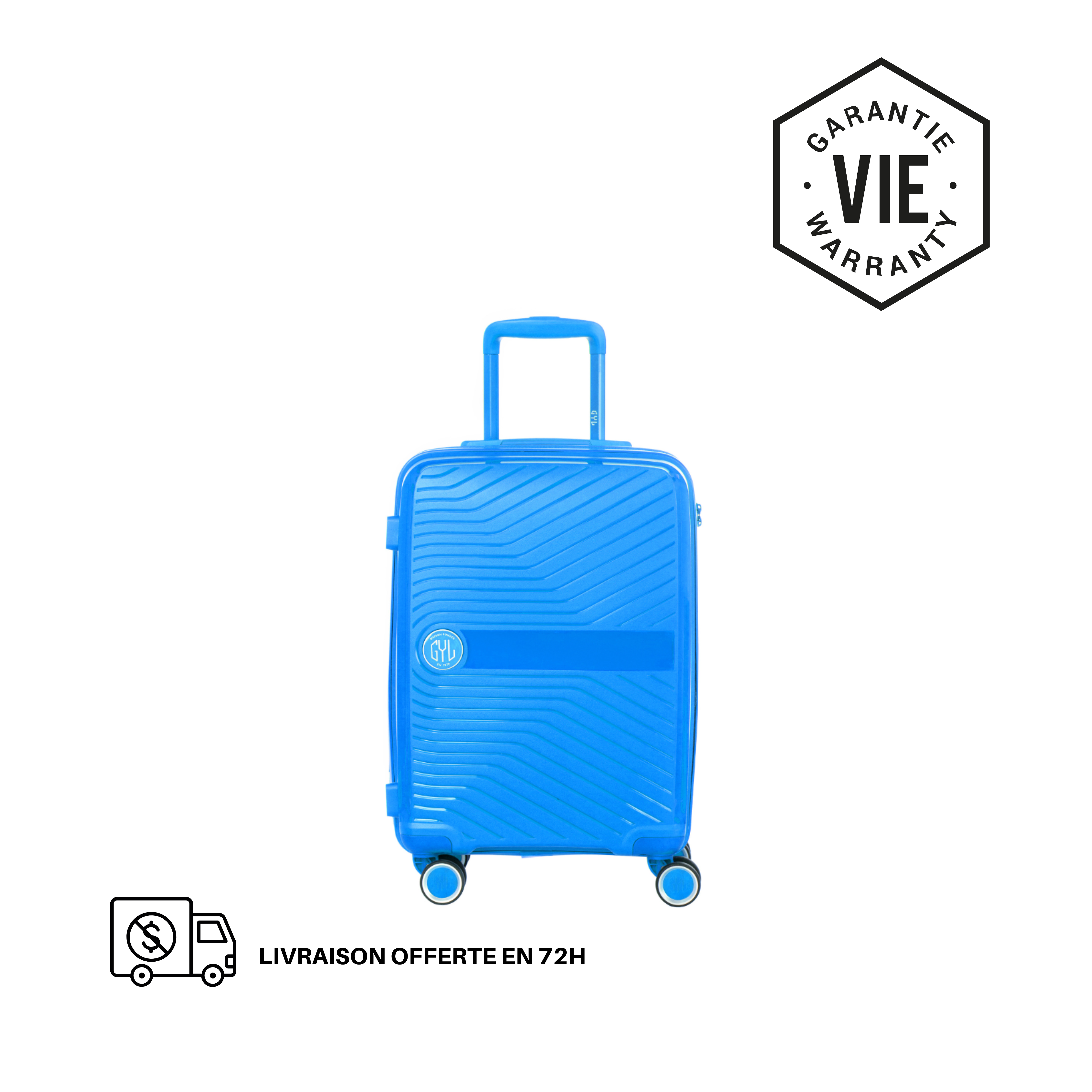 VALISE RIGIDE BLUE PP5 CABINE (TAILLE S)