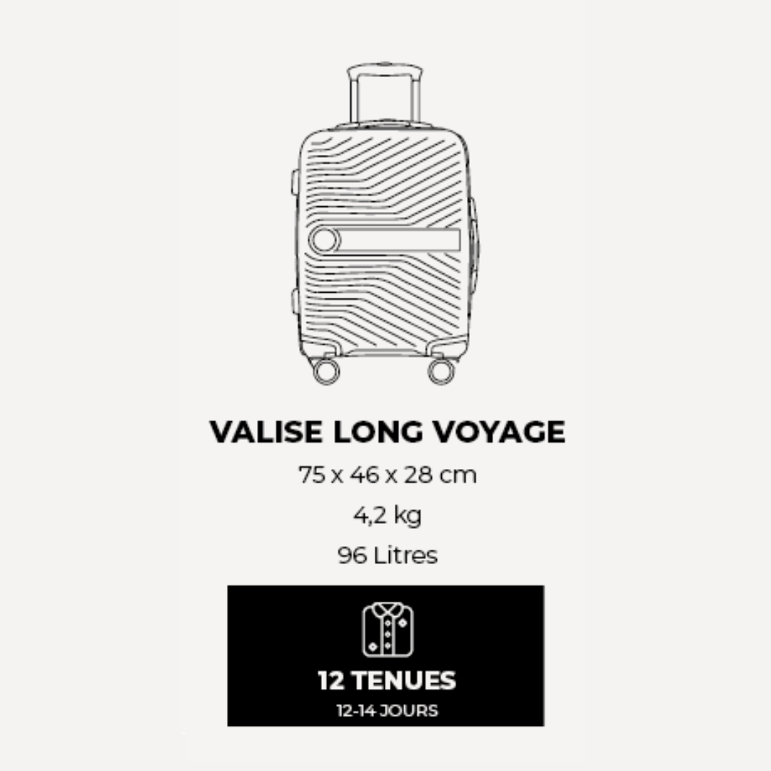 GRANDE VALISE BLACK PP5